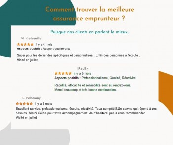 Quelles sont les meilleures assurance de prêt immobilier ? Avis clients